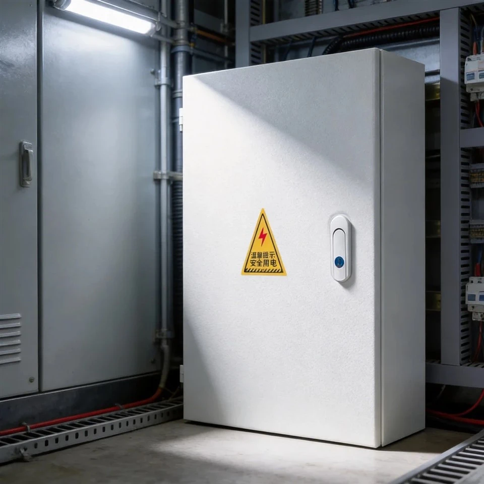 Metalowa skrzynka rozdzielcza montowana na ścianie obudowa przyrządu elektrycznego