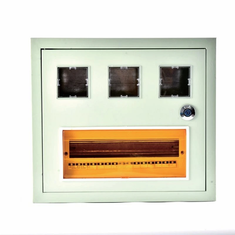 Metalowa skrzynka na liczniki elektryczne
